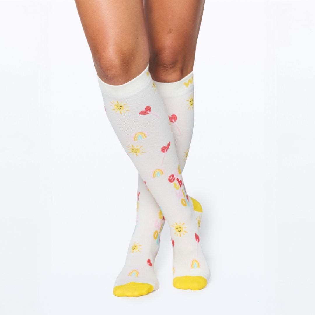 Kompressionsstrumpor i bambu