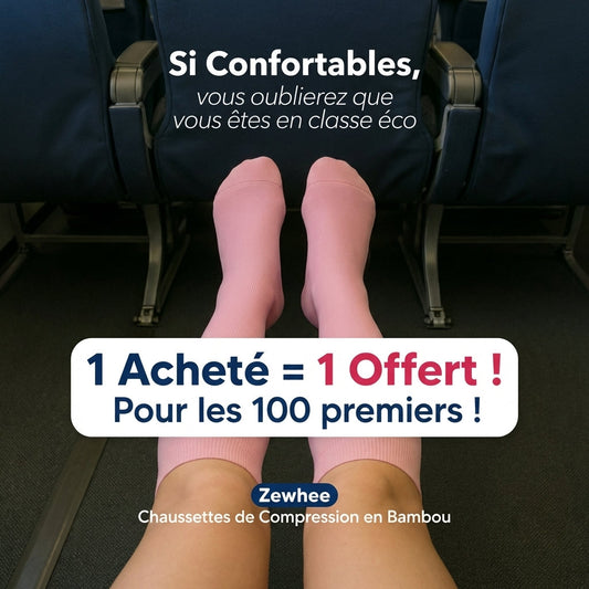 Chaussettes de compression en bambou